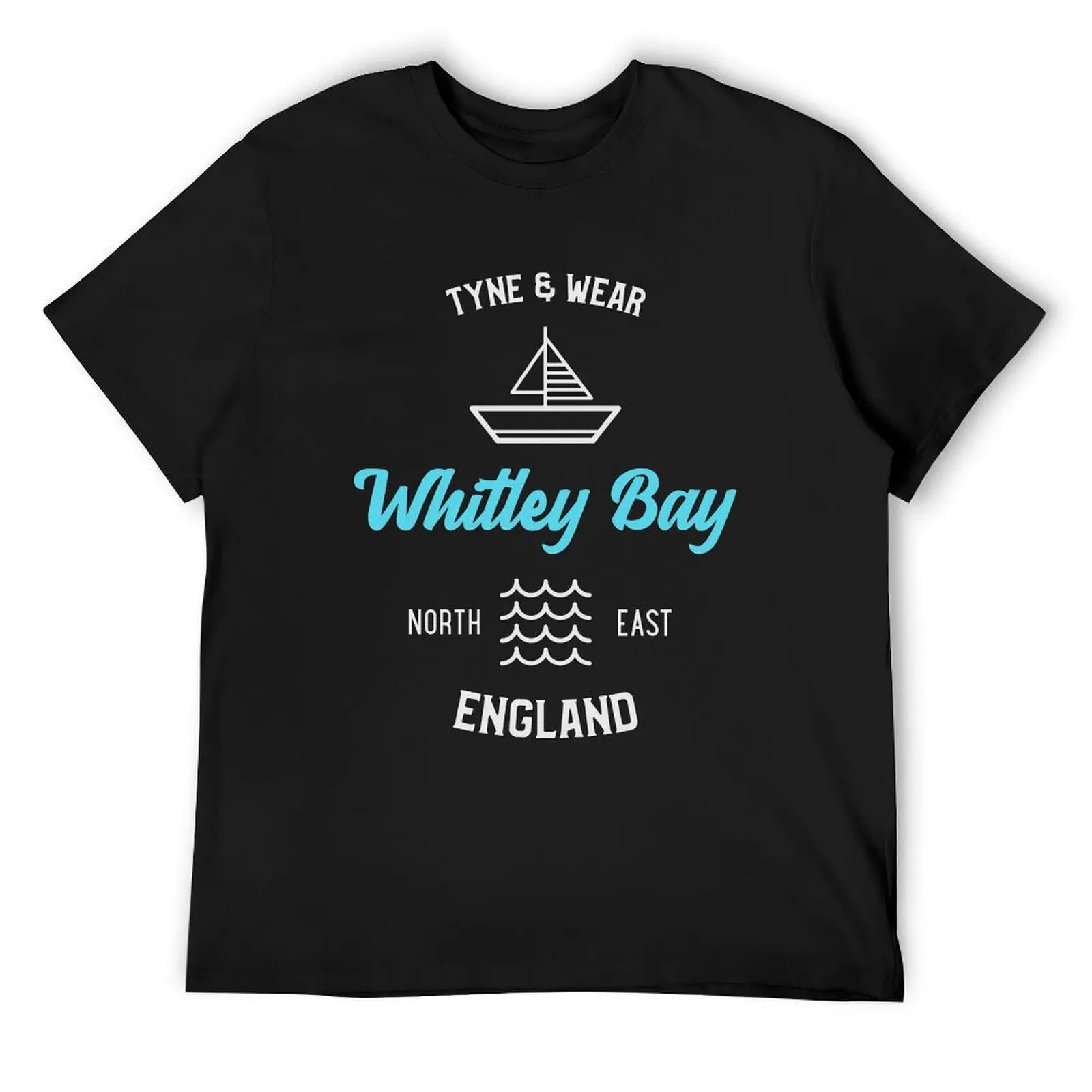 

Whitley Bay Tyne & Wear England T-Shirt blacks quick drying sweat mens clothes