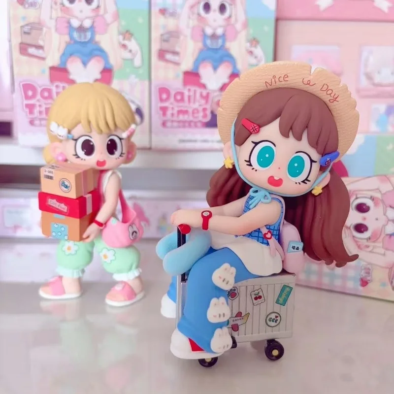 New Product In Stock Milay Girls' Third Generation Lazy Time Series Blind Box Figurines Cute Desktop Decorative Items As Gifts