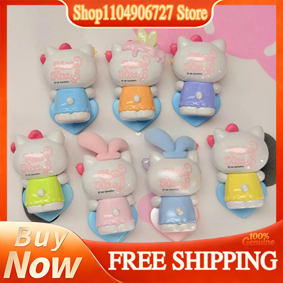 

Hello Kitty Sweet Energy Station Lying Cute Beans Blind Box Trendy Ornament Kawaii Collectible Toy For Girls Fans Anime Gifts