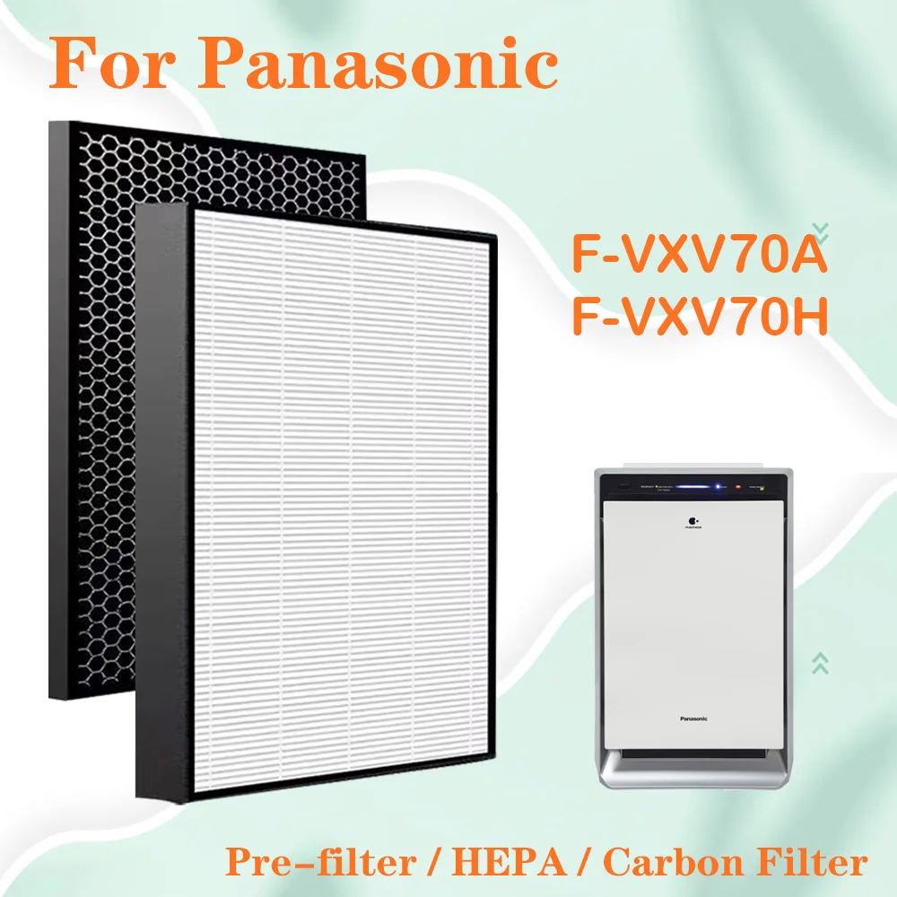 

Сменный HEPA-фильтр и угольный фильтр для очистителя воздуха Panasonic F-VXV70A F-VXV70H F-VXV70AWM