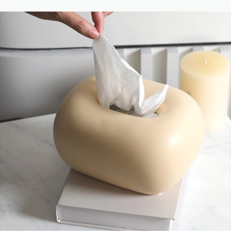 เซรามิคกล่องกระดาษทิชชูเครื่องประดับกระดาษผ้าเช็ดปากกล่องกระดาษทิชชูกล่องตกแต่งตาราง Tissue Organizer ผ้าเช็ดปาก