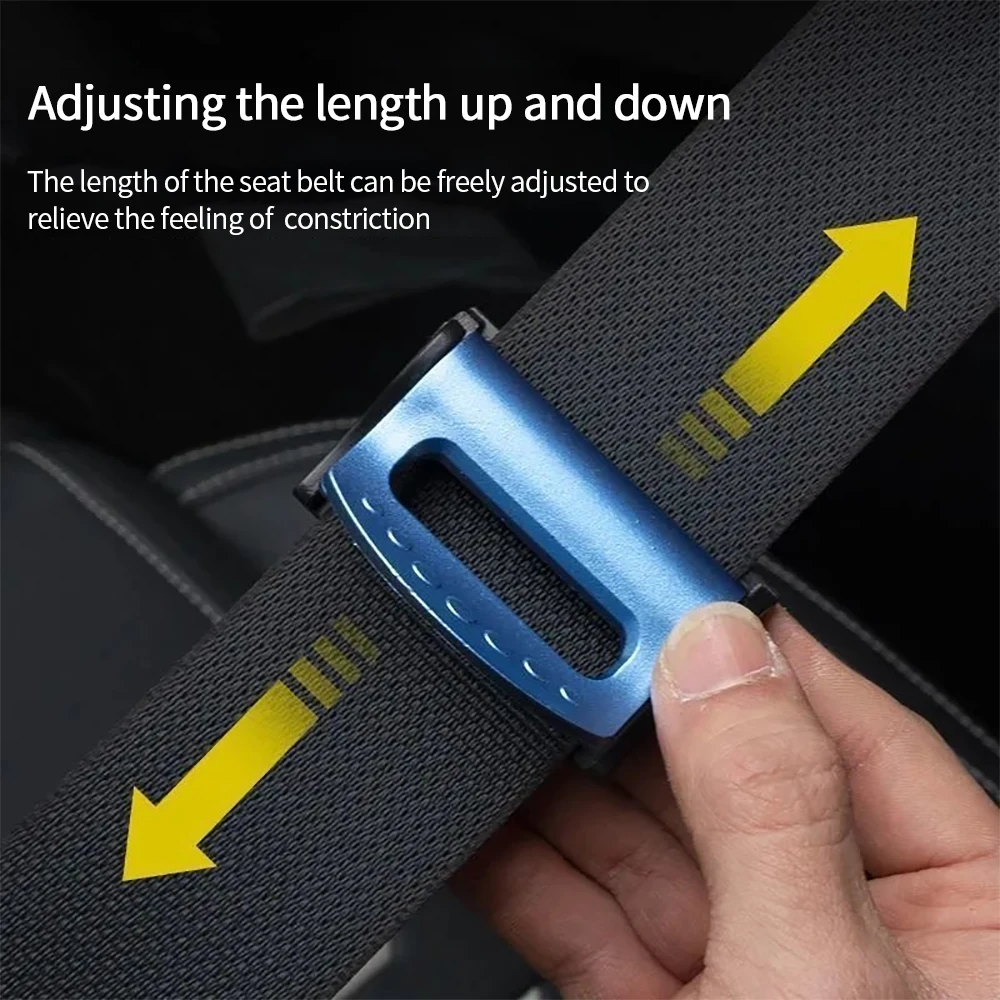 NEW Adjustable Adjustable Auto Stopper Buckle Clip Universal Car Seat Belt Limiter Durable Easy To Install Car Seat Belts Clips view 3