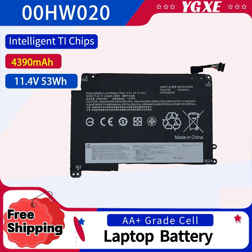 

00HW020 Замена аккумулятора для ноутбука Lenovo ThinkPad Yoga 460 P40 Yoga Series SB10F46458 00HW021 SB10F46459