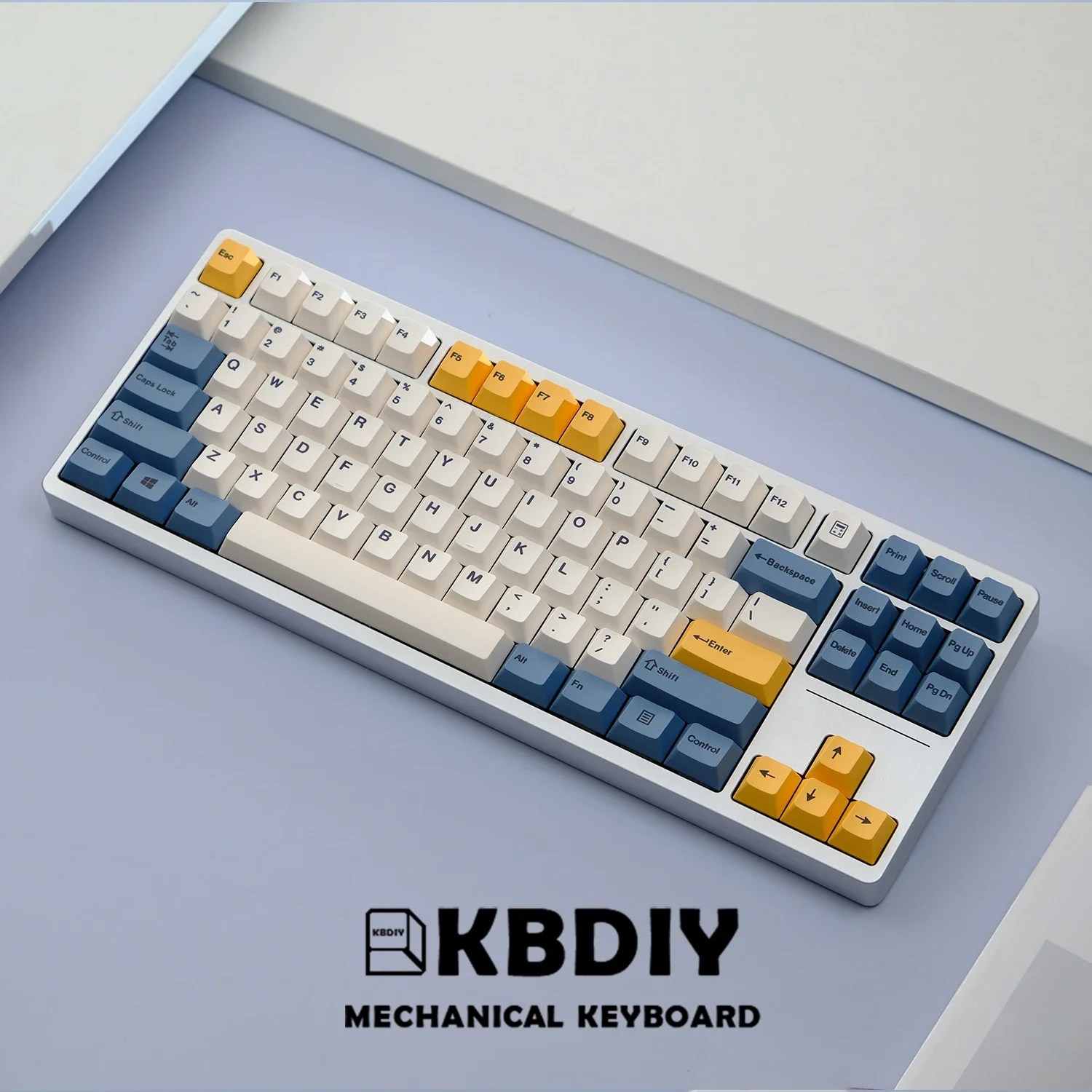 KBDiy 145 مفتاح المشمش الأصفر Keycap PBT الكرز الشخصي ISO أغطية المفاتيح للوحة المفاتيح الميكانيكية 60/61/64/68/78/84/87/96/980/104/108