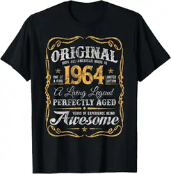 Vintage Legends Born In 1964 Original 60th Birthday T-Shirt