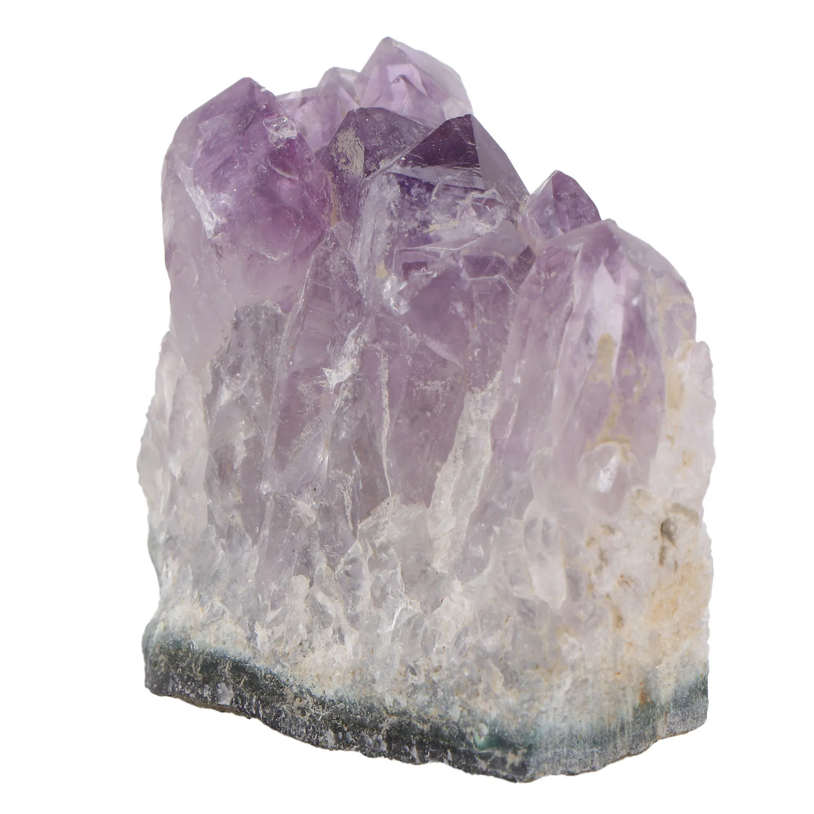 

Amethyst Stone Block Natural Crystal Home Decor Desktop Adornment Tabletop Ornament Gift Family Friends Office Living Room Chic