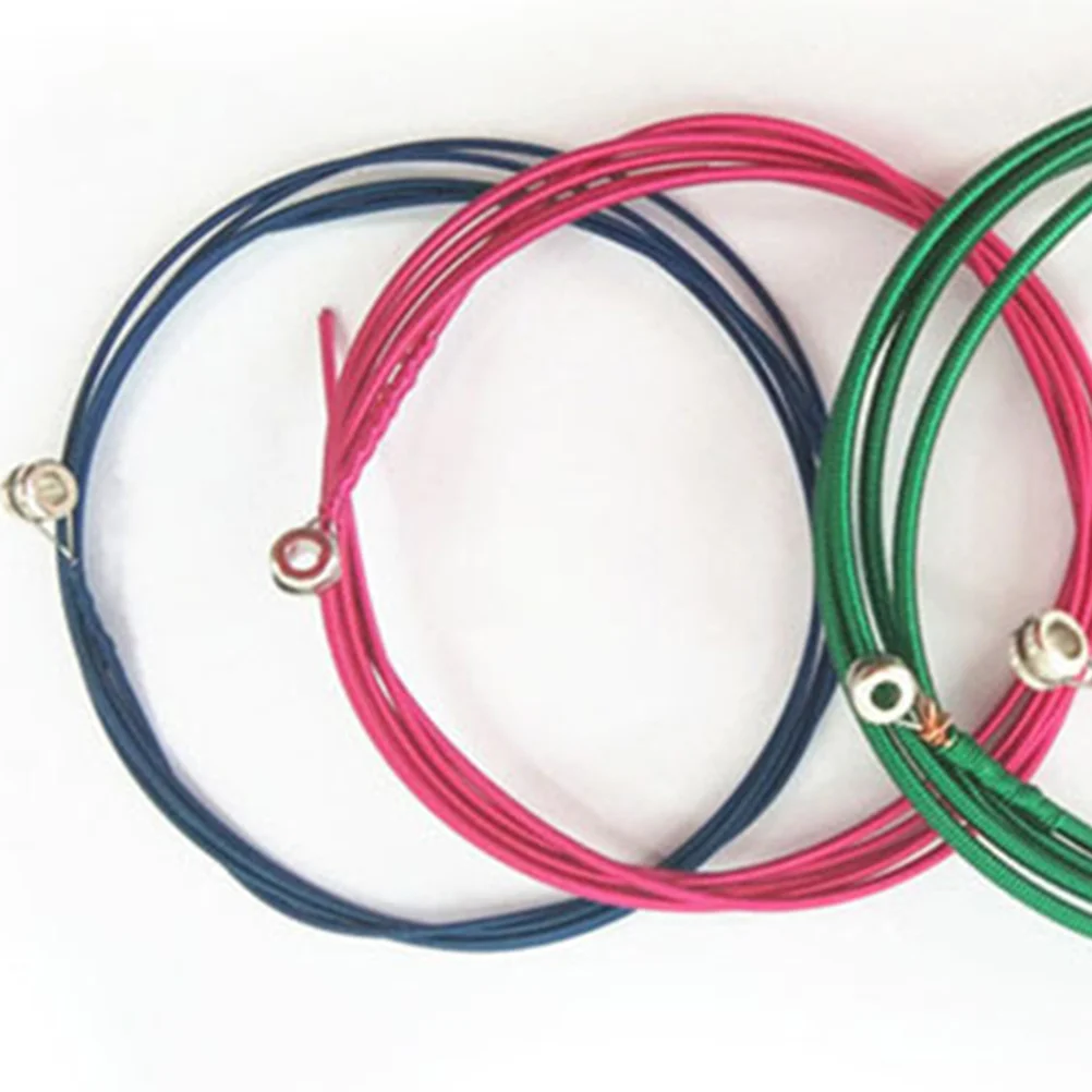 

4Pcs Bass Strings Stainless Steel Nickel Alloy Reusable Musical Instrument Parts Long Lasting Bass Guitar String Smooth