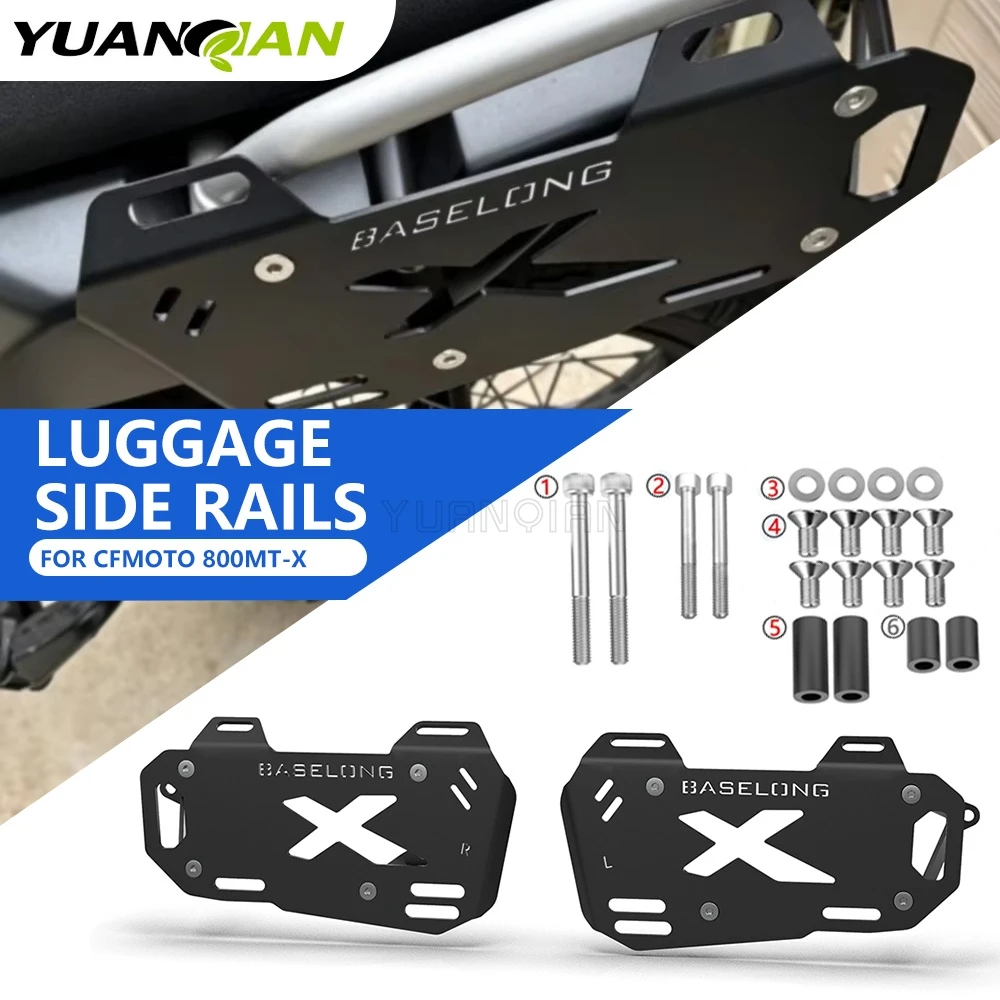 Saddlebag Carrier Bracket Rear Luggage Rack Cargo Side Panniers Rack Luggage FOR CFMOTO 1000MT-X / Ibex 950 2025-2026-2027