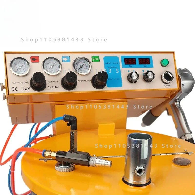 New Automatic Spray Gun Painting Metal Steel Core Pump Industrial Intelligent Electrostatic Powder Coating Machine