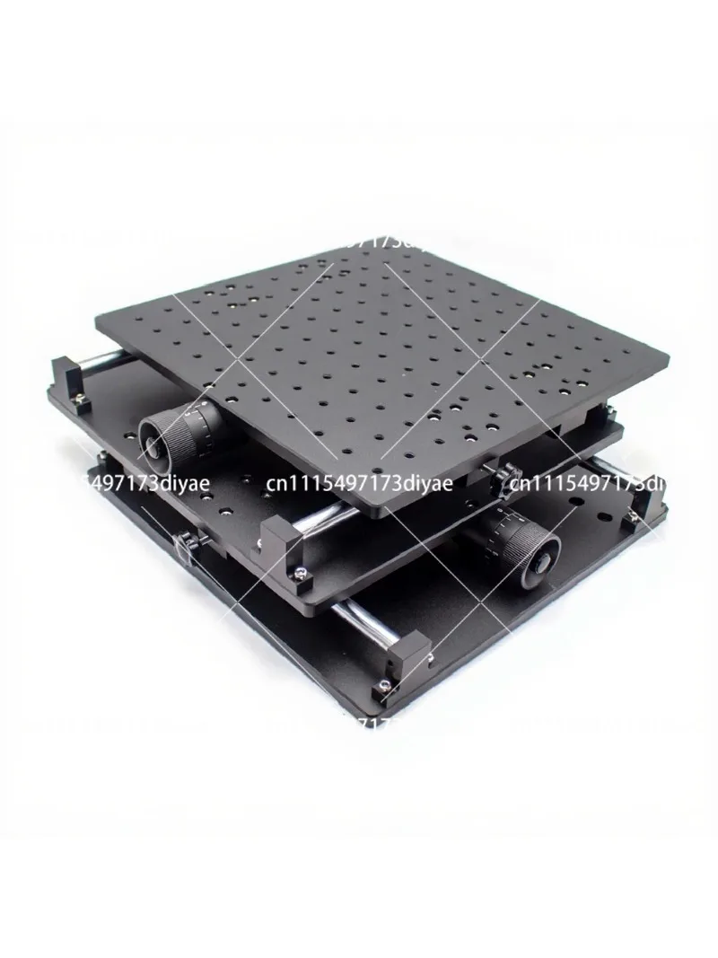 XY Manual Translation Stage 300x300x100mm 150x150mm Travel 70kg Load Capacity for Laser Marking Machine