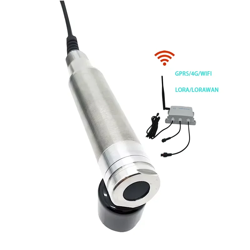 Wifi 4G RS485 4-20mA 0-5v 0-10v Output Fluorescence Water Sensor Temperature Do Dissolved Oxygen Meter For Ponds