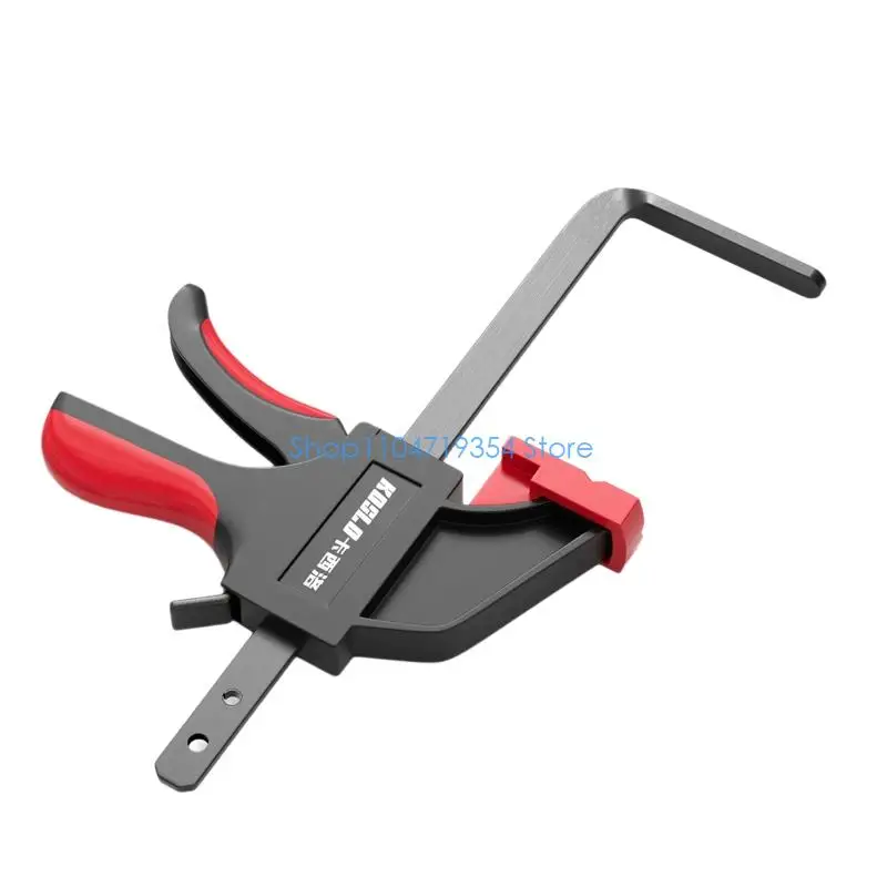 0XLD Quick Release Clamp Special Clamp for Track Cutter Clamps For Woodworking With 90Kg Holding Force AntiSlip Rubber Tip