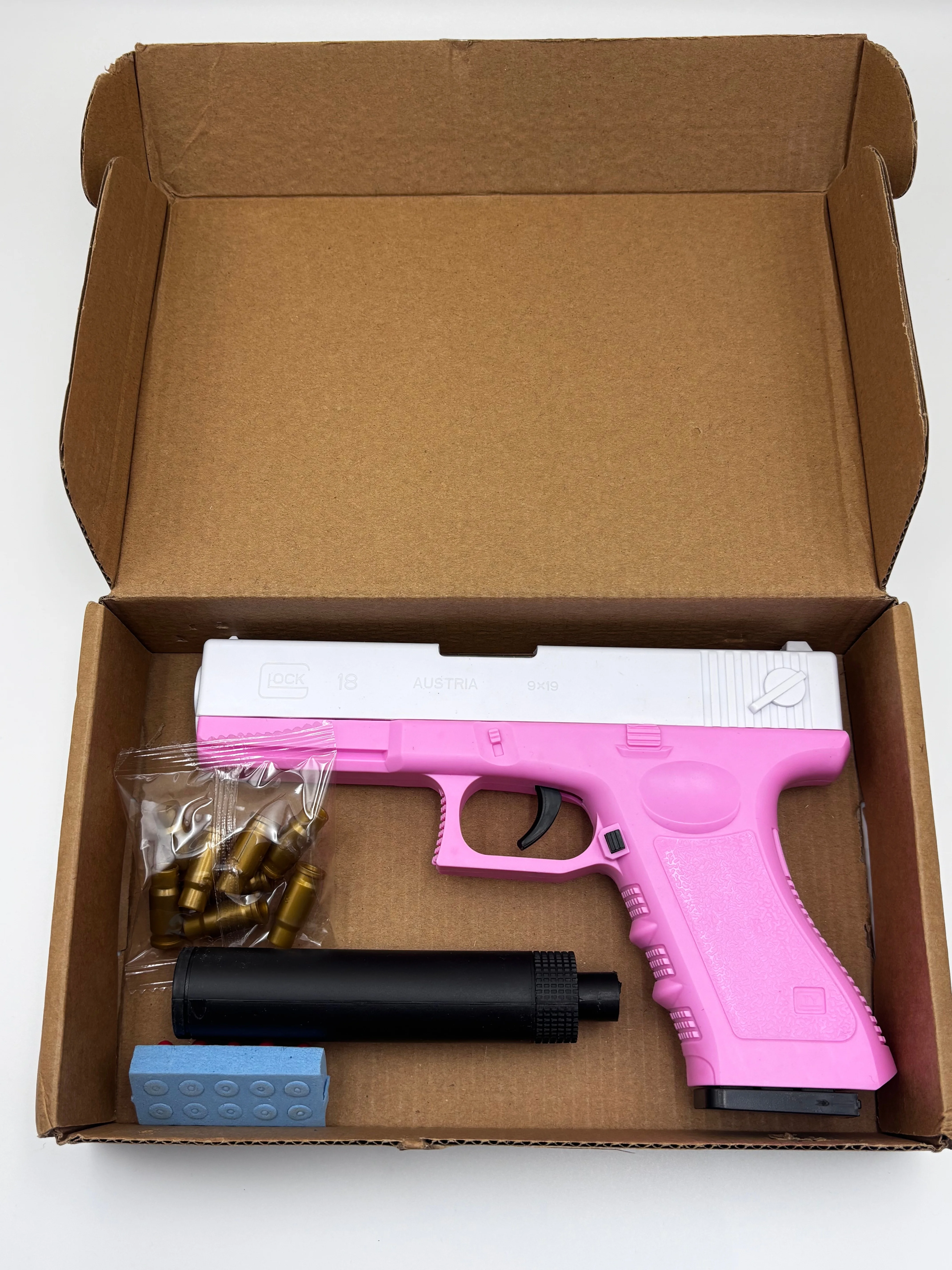 4style  High quality soft bullet air gun manual toy gun lower magazine laser outdoor sports CS game weapons children gift