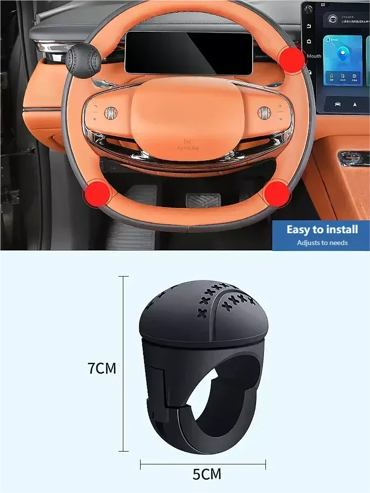 For Changan Qiyuan Nevo A06 2026 2027 Steering Wheel Power Ball Assisted Steering Booster Single Hand Steering Wheel Artifact