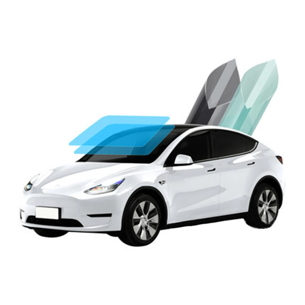 75VLT Car Window Tint Protector for NANO Ceramic Film Featuring Heat Rejection Anti Shatter and Waterproof Sunshade