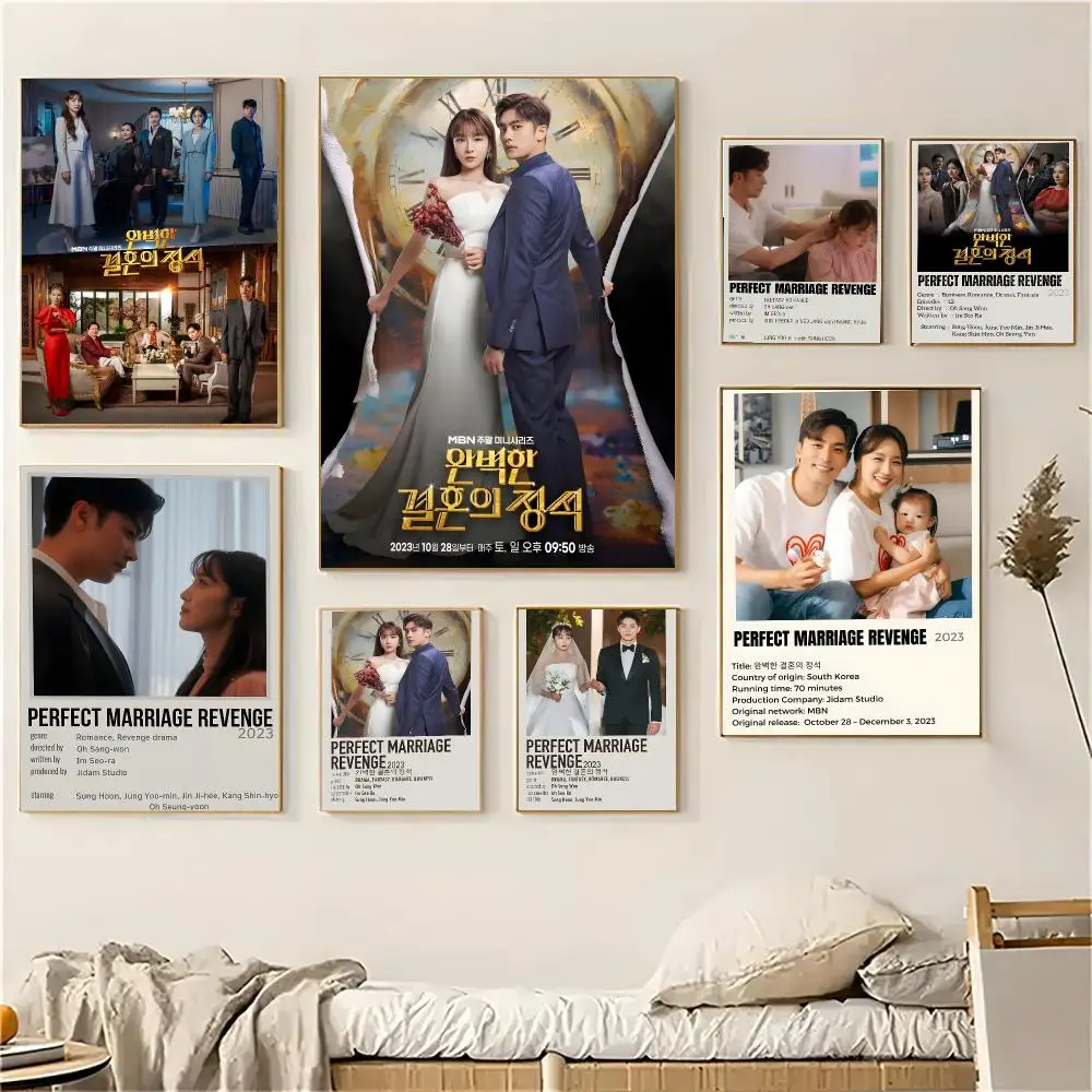 P-Perfect Marriage Revenge Poster Wall Art Print Art Suitable For Living Room Bedroom Bar Parlor Home Decoration Gift