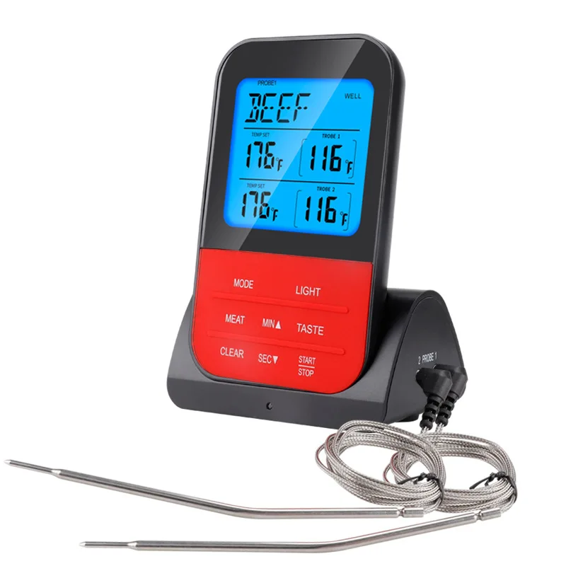 Wireless BBQ Thermometer Multifunctional Electronic Kitchen Baked Goods Thermometer Household Oven Thermometer