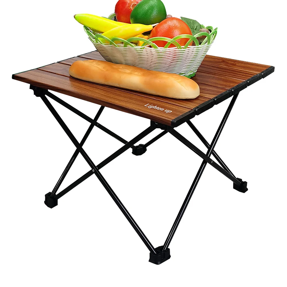 

Ultralight Outdoor Camping Table Leisure Desk Aluminum Alloy Barbecue Desk Folding Tables BBQ Barbecue Folding Computer Bed Desk