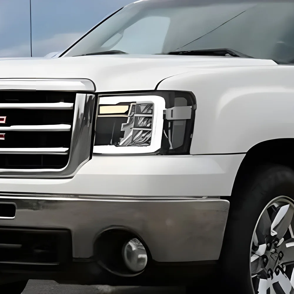 

Car Front Lamps For GMC Sierra 2007-2013 LED Auto Headlights Assembly Upgrade High Quality Dynamic Projector Lens Accessories