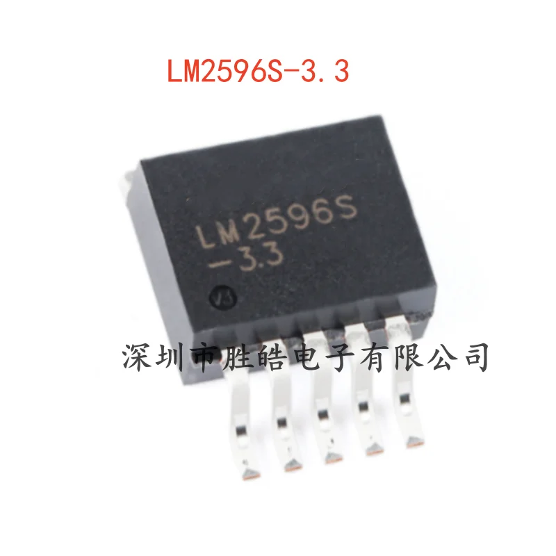 

(10PCS) NEW LM2596S-3.3 3.3V/3A Buck DC-DC Regulator Chip TO-263-5 LM2596S-3.3 Integrated Circuit