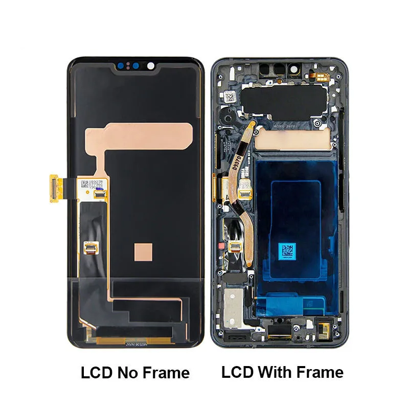 For LG G7 LCD Display Touch Digitizer Assembly G7 ThinQ Screen with Frame Replacement Parts