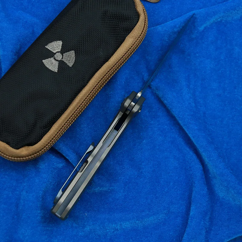 LEMIFSHE nuovo JR9710 coltello pieghevole M390 lama manico in titanio campeggio all'aperto caccia pesca escursionismo sopravvivenza frutta strumenti EDC