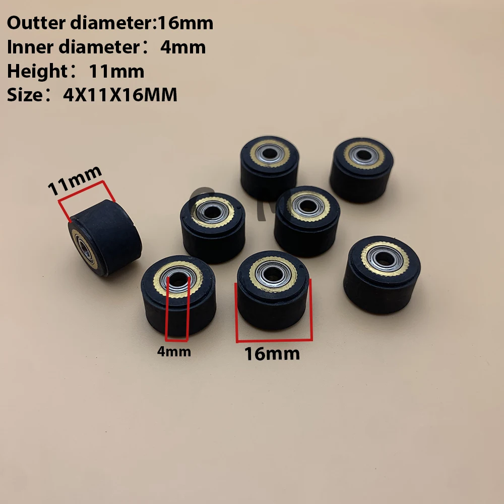 Pinch Roller para corte Plotter, push Wheel, Graphtec CE5000-60, CE6000-40, CE6000-60, CE6000-120, CE3000-120, 8 pcs