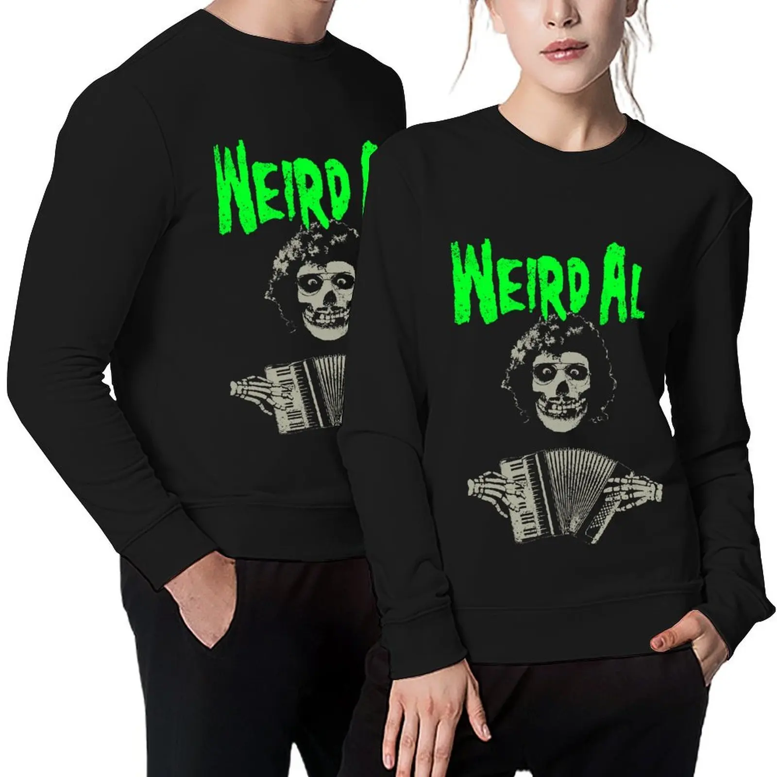 

Weird Al meets the Misfits with Accordion Pullover men wear korean clothes male clothes hoody