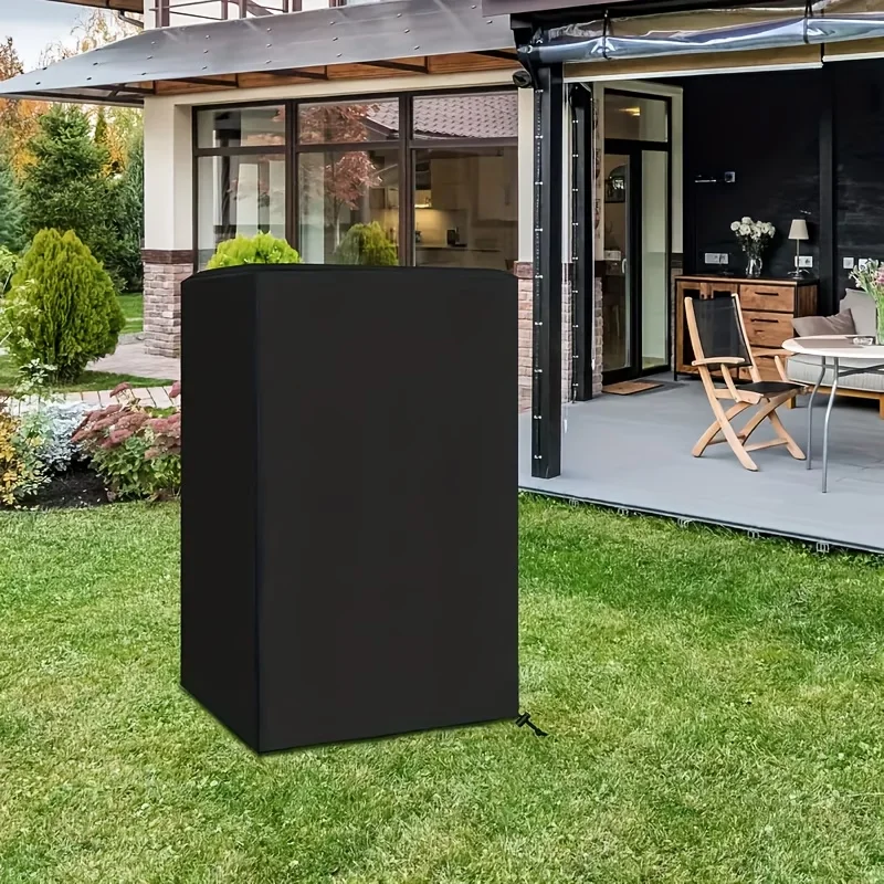 Portable Air Conditioner Cover, Waterproof Dustproof Protective Cover for Indoor Storage, Black Oxford Cloth, Universal Fit view 2