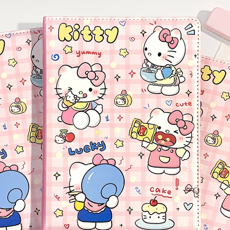 

KT Cat Color Page Leather Notebook High Appearance Diary Cute Hello Kitty Notebook KT Cat Notebook