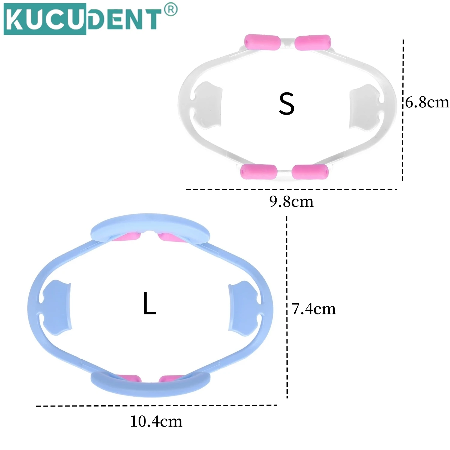 KUCUDENT Dental Mouth Opener 3D Oral Expander O Shape Cheek Lip Retractor Orthodontic Intraoral Spreader  Large/Small Size