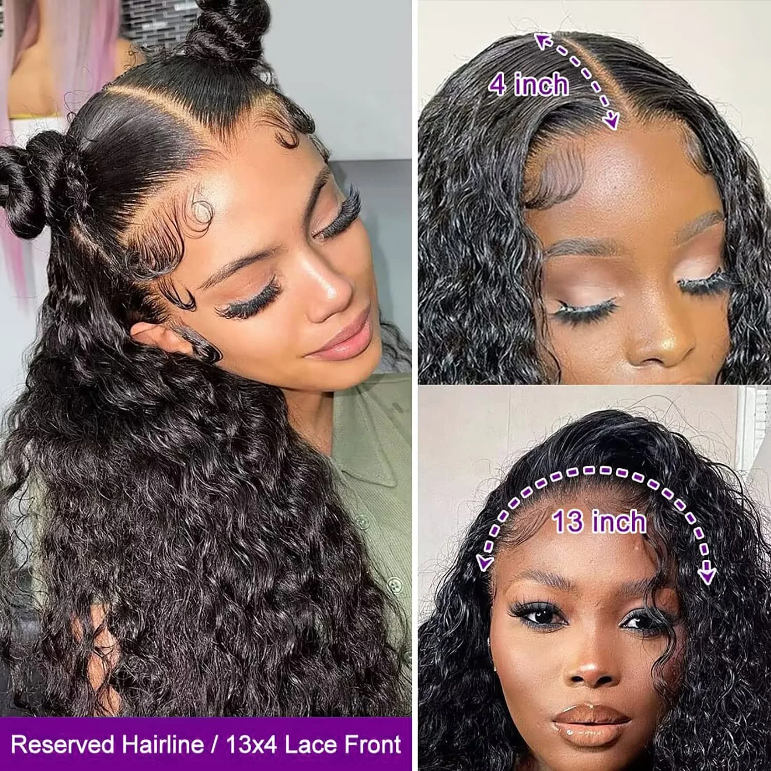 Addictive 30 38 Inch Deep Wave Lace Front Wig 13x4 13x6 HD Lace Frontal Wigs Loose Curly Wavy 5x5 Human Hair Wigs For Women 250%