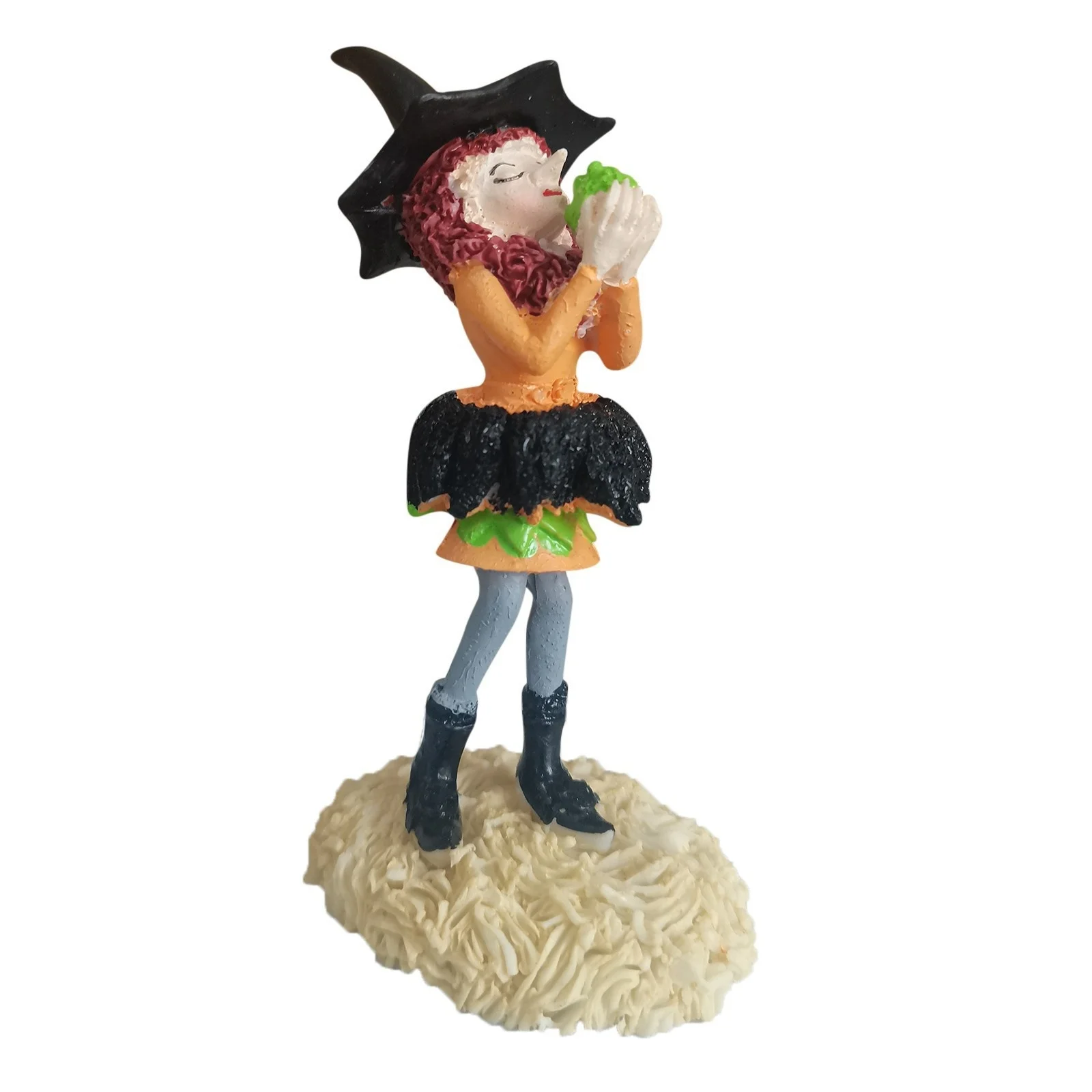 

Halloween New Witch Doll Resin Decoration Office Bedroom Desktop Charming Doll Decoration