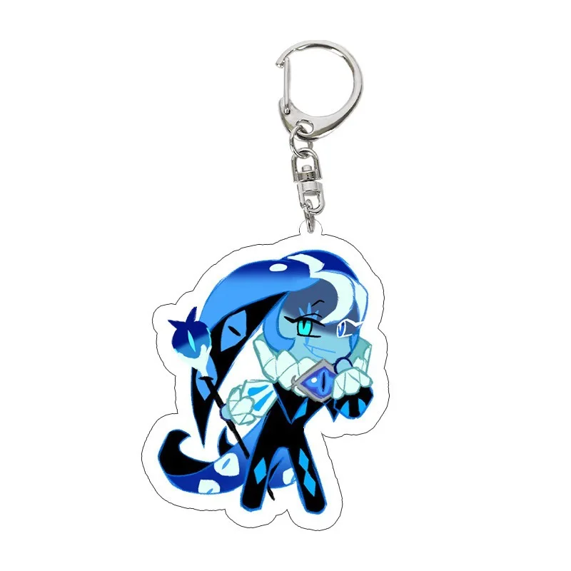 keychain cookies Acrylic Keychain Bag Accessories Candy Apple Milk Shadow Pure Vanilla Mystic Flour Key Ring Jewelry Gift