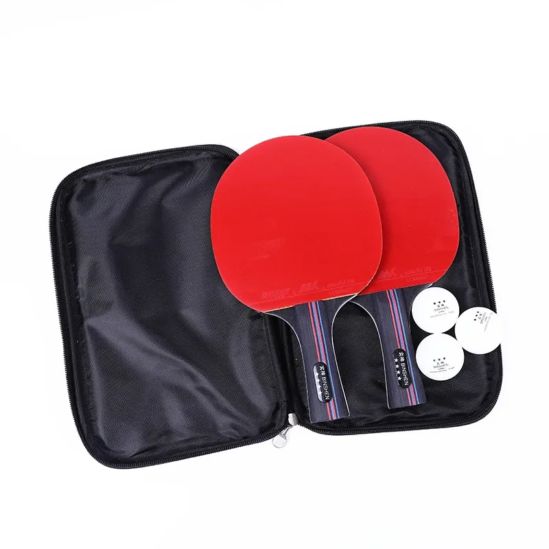 Bolsa para raqueta de tenis de mesa, cubierta doble para raqueta, bolsa cuadrada para tenis de mesa, bolsa de almacenamiento de papelería, ping pong