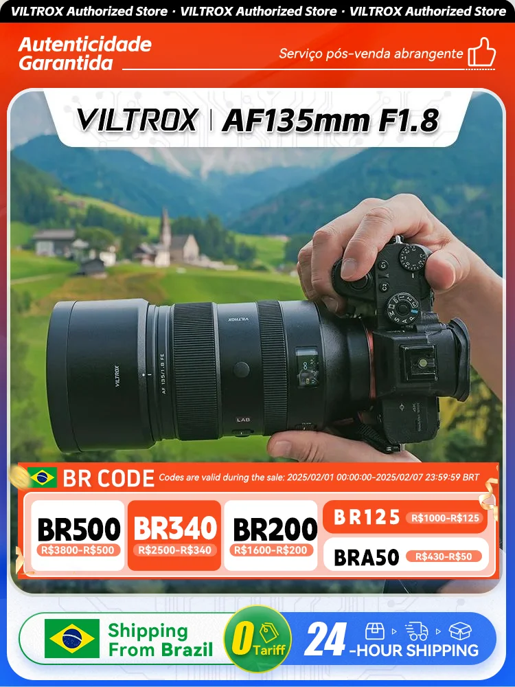 Viltrox AF 135 мм F1.8 LAB объектив полнокадровый объектив с автофокусом для камер Sony FE Dor zve10 ZV-E1 A7 A7CR A7C2 A6700 135 18