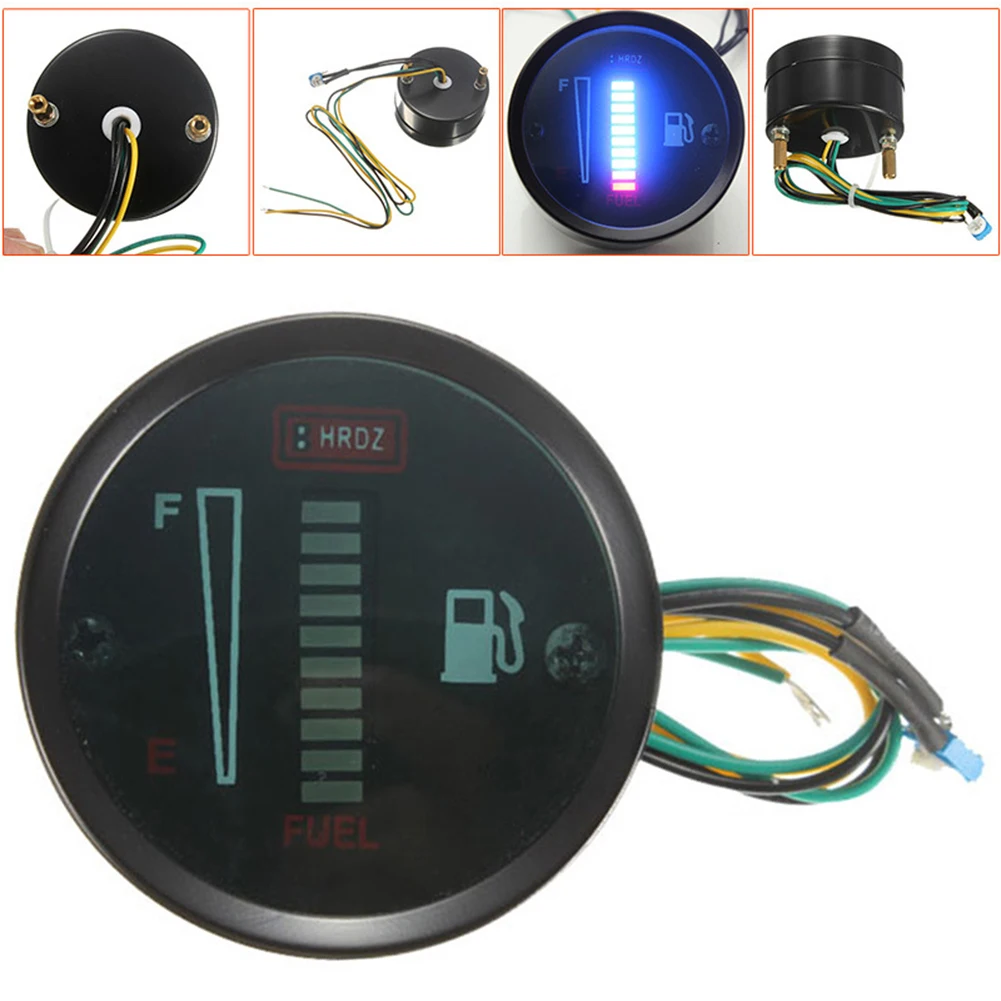 LED Fuel Level Display Electronic Fuel Gauge 12V Motorcycle Fuel Gauge Electronic Fuel Gauge Delay Circuit Technology
