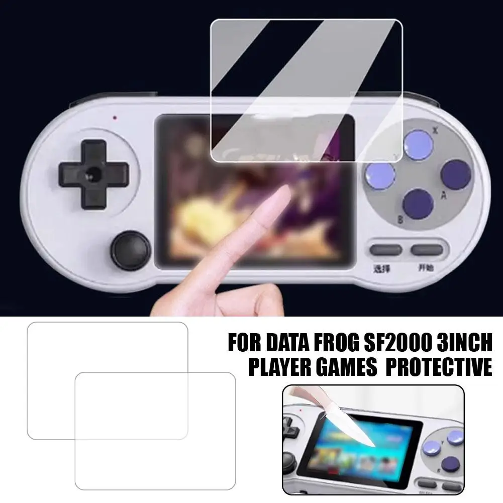 Game Console Screen Protective Film For SF2000 Nano Explosion-proof, Scratch-proof And Fingerprint-proof 3 Inches 2 Pieces U8D9