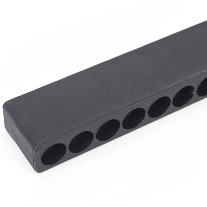 고품질의 새로운 휴대용 실용적인 판매 보관 케이스 육각 홀더 구멍 검정색 케이스 헤드 플라스틱 랙 스크루 드라이버