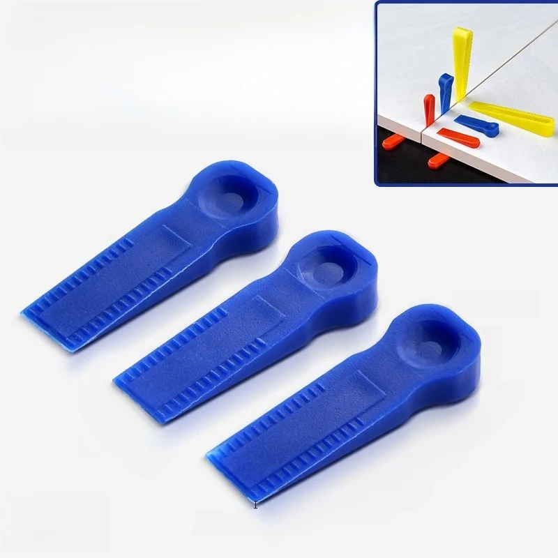 300pc Plastic Tile Wedge Spacer Reusable Leveling Positioning Clip Floor Locator Wall Ceramic Laying Nivelador Construction Tool