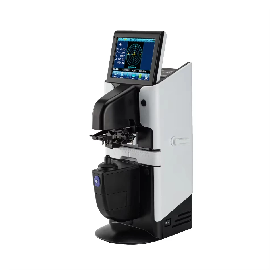 NEW VISION Optical Equipment Auto Lensmeter JD-2600B Lensometer Focimeter PD UV Test with Touch Screen Instrument Digital  Box