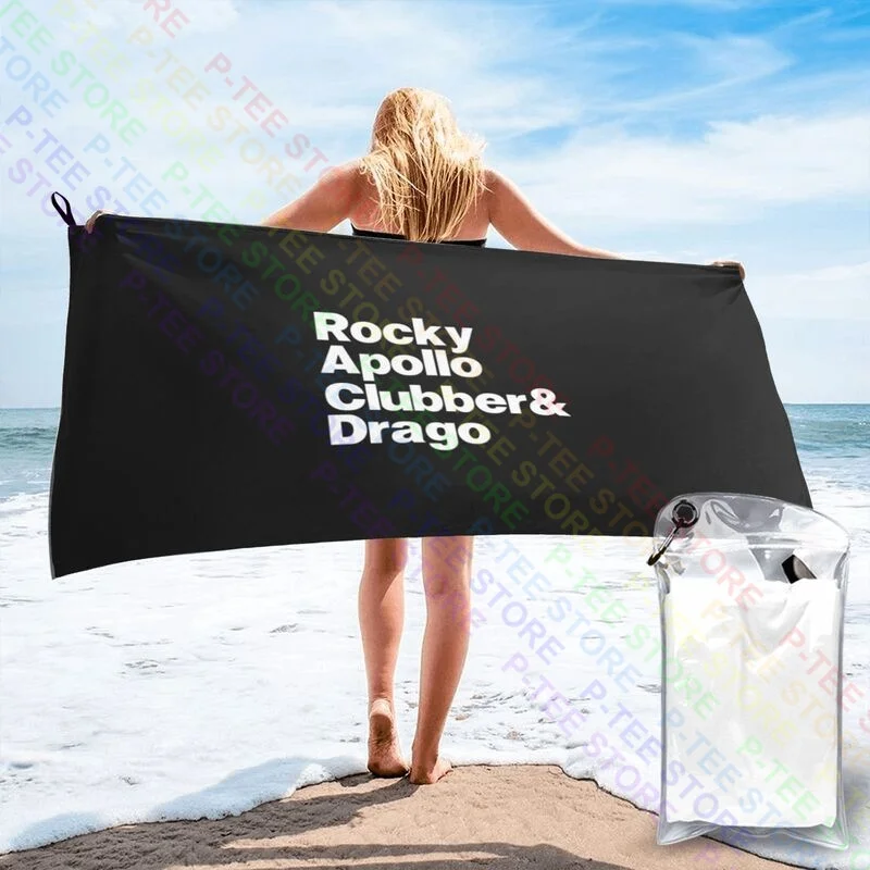 Rocky Clubber Lang Apollo Creed Drago Quick dry Towel Surf Portable Personalized