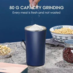 8 Blades Electric Coffee Grinder Herb Nuts Grains Pepper Grass Spice Flour Mill Cafe Beans Detachable Electric Grinder Machine