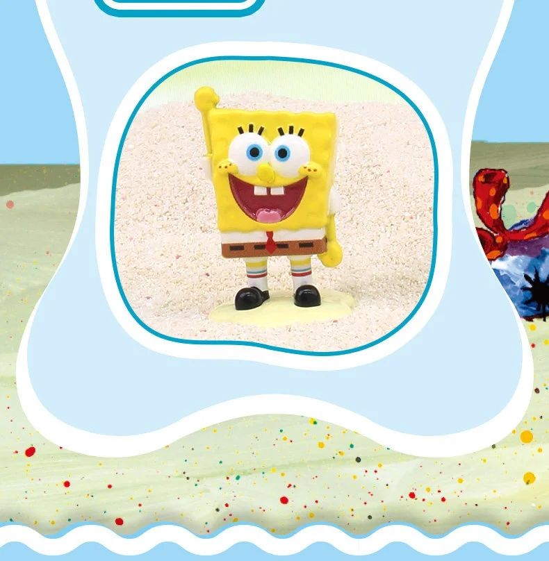 Original SpongeBob Life Is A Drama Blind Box Kawaii Mini Passerby Fish Melting Beans Figuren Desktop-Ornamente Sammlerstücke Spielzeug – Detail 13