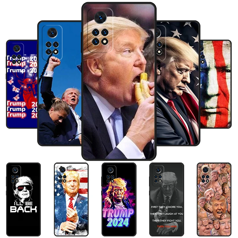 Donald Trump Rally 2024 Phone Case For Redmi Note 11 EPro 11S 10 10T 9S Promax 8 Pro Xiaomi Mi 10 11 12X 12S Ultra Cover