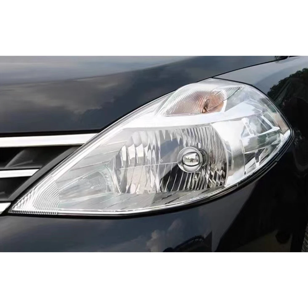 

Крышка передней фары автомобиля для Nissan Tiida 2008 2009 2010, прозрачная лампа из плексигласа, корпус автомобиля, левая/правая сторона, прозрачные абажуры