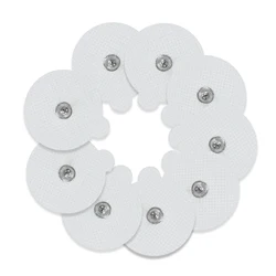 4cm Round TENS Unit Electrode Pads for EMS Muscle Stimulator Electrotherapy Self-Adhesive Pads Replacement Reusable Latex-Free