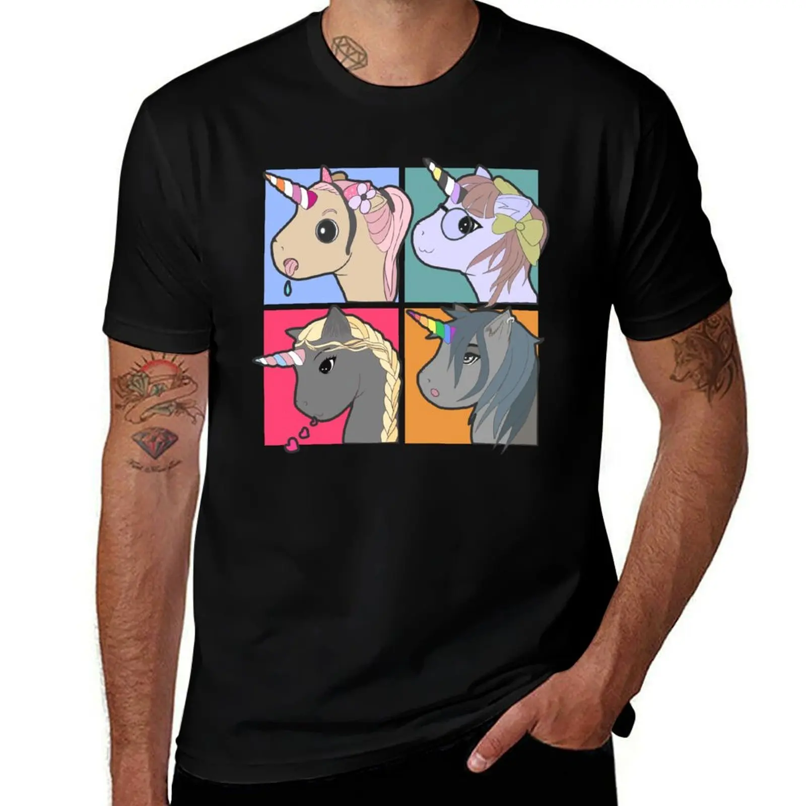 

Unicorns T-Shirt t shirt man casual t shirts designer T-Shirt