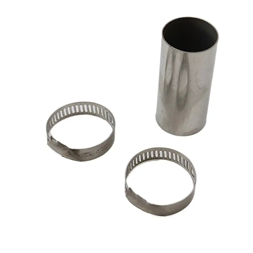 24mm Air Diesel Parking Heater Exhaust Pipe Connector Stainless Steel Gas Vent Hose With Clamps For Eberspacher Webasto