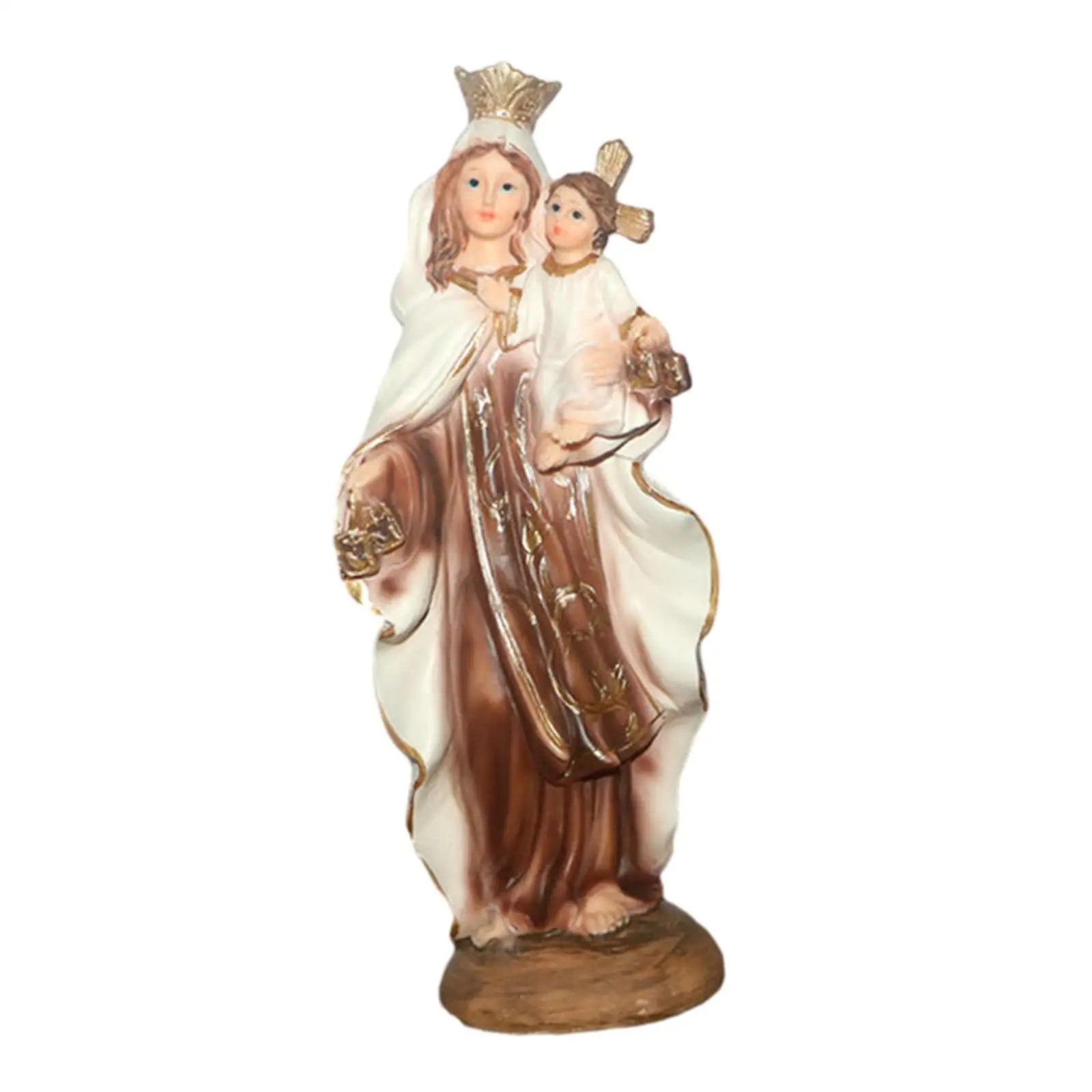 

Religious Figure Standing Statue Resin Traditional Ornament Crafts Collectible